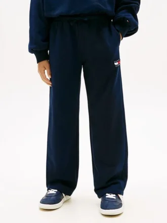 Pantalon de survêtement pour enfant avec logo drapeau ondulé