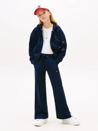 Pantalon de survêtement pour enfant avec logo étoile en strass