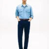 Pantalon droit à 5 poches Pantalon droit à 5 poches