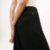 Pantalon droit ajusté en mélange de lin