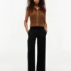 Pantalon droit en sergé léger Pantalon droit en sergé léger