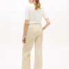 Pantalon droit en sergé léger