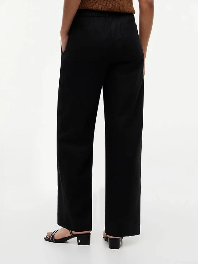 Pantalon droit en sergé léger Pantalon droit en sergé léger