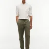 Pantalon en coton stretch