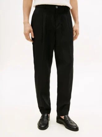 Pantalon en lin ajusté New York Label Pantalon en lin ajusté New York Label