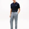 Pantalon en lin à carreaux Glen Plaid New York Label Pantalon en lin à carreaux Glen Plaid New York Label