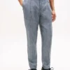 Pantalon en lin à carreaux Glen Plaid New York Label Pantalon en lin à carreaux Glen Plaid New York Label
