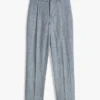 Pantalon en lin à carreaux Glen Plaid New York Label Pantalon en lin à carreaux Glen Plaid New York Label