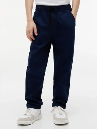 Pantalon en popeline stretch Paper-Touch pour enfant