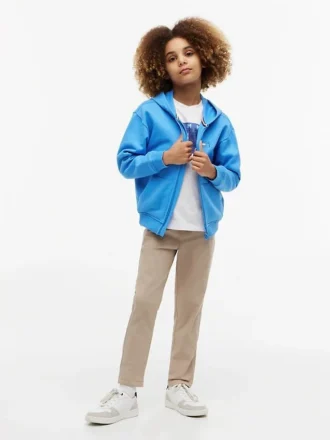 Pantalon en popeline stretch Paper-Touch pour enfant