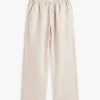 Pantalon à enfiler en coton flammé pour enfant
