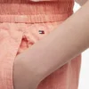 Pantalon à enfiler en mélange lin-coton Pantalon à enfiler en mélange lin-coton