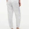 Pantalon à enfiler en mélange lin-coton Pantalon à enfiler en mélange lin-coton