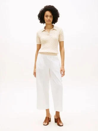 Pantalon large à enfiler