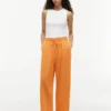 Pantalon léger en lin mélangé à enfiler Pantalon léger en lin mélangé à enfiler