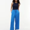 Pantalon léger en lin mélangé à enfiler Pantalon léger en lin mélangé à enfiler