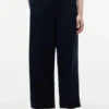 Pantalon léger en lin mélangé à enfiler Pantalon léger en lin mélangé à enfiler