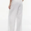 Pantalon léger en lin mélangé à enfiler Pantalon léger en lin mélangé à enfiler