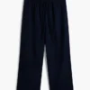 Pantalon léger en lin mélangé à enfiler Pantalon léger en lin mélangé à enfiler