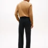 Pantalon à plis coupe décontractée Pantalon à plis coupe décontractée
