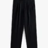 Pantalon à plis coupe décontractée Pantalon à plis coupe décontractée