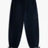 Pantalon sans fermeture en lin et coton