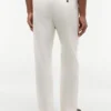 Pantalon sans fermeture à l’entrejambe en mélange coton-lin Pantalon sans fermeture à l’entrejambe en mélange coton-lin