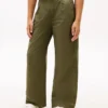 Pantalon taille haute à jambes larges pour enfant Pantalon taille haute à jambes larges pour enfant