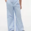 Pantalon taille haute à jambes larges pour enfant Pantalon taille haute à jambes larges pour enfant