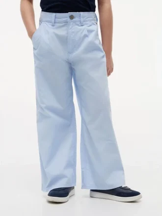 Pantalon taille haute à jambes larges pour enfant