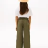 Pantalon taille haute à jambes larges pour enfant Pantalon taille haute à jambes larges pour enfant