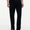 Pantalon à taille élastique en dobby Pantalon à taille élastique en dobby