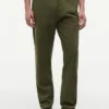 Pantalon à taille élastique en dobby Pantalon à taille élastique en dobby