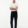 Pantalon à taille élastique en dobby Pantalon à taille élastique en dobby
