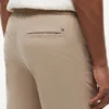 Pantalon à taille élastique en dobby Pantalon à taille élastique en dobby