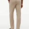 Pantalon à taille élastique en dobby Pantalon à taille élastique en dobby
