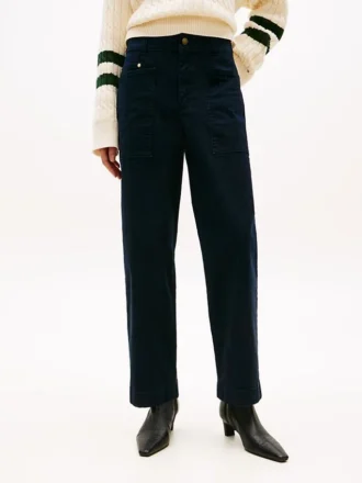 Pantalon utilitaire à jambes larges et extensible