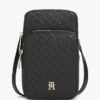 Pochette de téléphone à bandoulière avec monogramme sur toute la surface Pochette de téléphone à bandoulière avec monogramme sur toute la surface