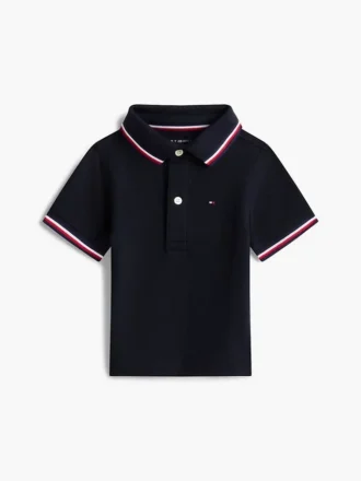 Polo à bordures pour bébés Polo à bordures pour bébés