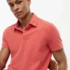 Polo Crest teint en pièce, coupe classique Polo Crest teint en pièce, coupe classique
