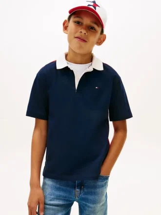 Polo de rugby color block pour enfant