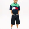 Polo de rugby color block pour enfant Polo de rugby color block pour enfant