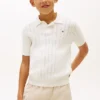Polo en maille ajourée pour enfant Polo en maille ajourée pour enfant