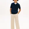 Polo en maille ajourée pour enfant Polo en maille ajourée pour enfant