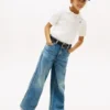 Polo en maille pointelle pour enfant Polo en maille pointelle pour enfant