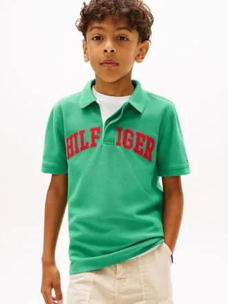 Polo graphique Hilfiger pour enfants