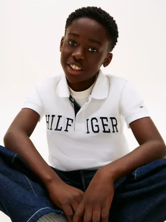 Polo graphique Hilfiger pour enfants