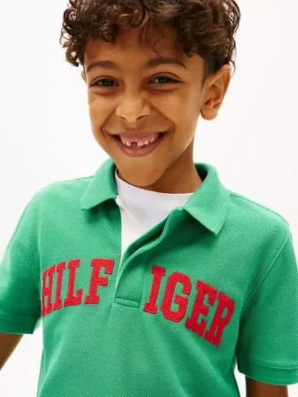 Polo graphique Hilfiger pour enfants