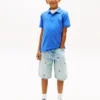 Polo pour enfant à imprimé drapeau sur toute la surface Polo pour enfant à imprimé drapeau sur toute la surface