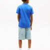 Polo pour enfant à imprimé drapeau sur toute la surface Polo pour enfant à imprimé drapeau sur toute la surface